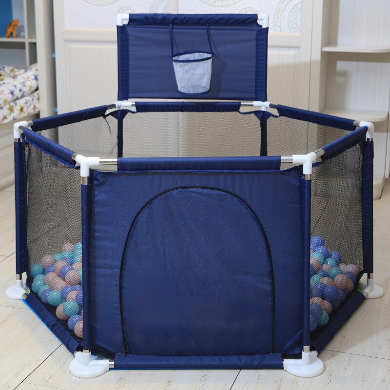 Baby Box Voor Kinderen Pasgeboren Hek Box Voor Baby Zwembad Kinderen Tent Voor Kinderen Veiligheid Barrières Met Basketbal Hoepel