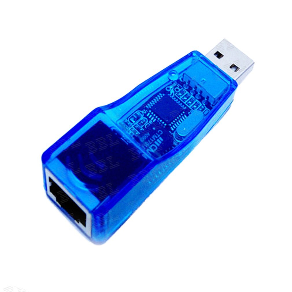 Ethernet External USB to Lan RJ45 Network Card Adapter 10/100Mbps for Tablet Universal Serial Bus Interface RJ45 Connector