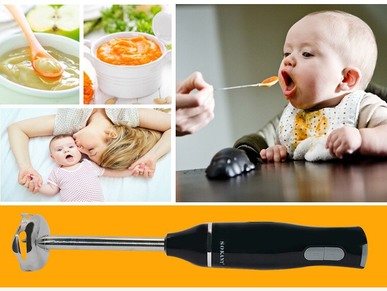 Multi-functional household electric cooking bar blender small baby complementary food juicer