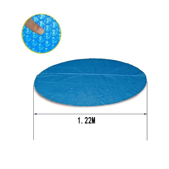 2020Insulation Film Swimming Pool Round Ground Cloth Lip Cover Dustproof Floor Cloth Mat Cover For Outdoor Water Pool Rain Cover: Love 1.22m
