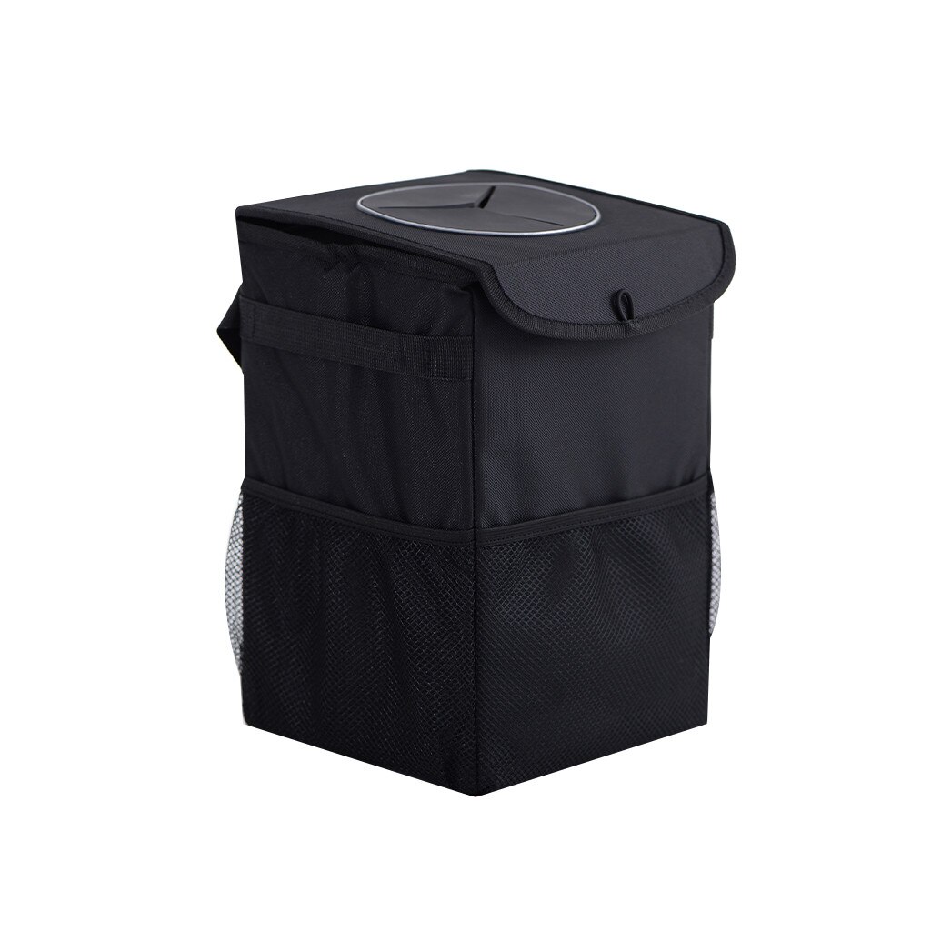 12L Car Trash Garbage Can Waste Dust Bin Storage Box Rubbish Bag Bucket durable для авто аксесуары: Default Title