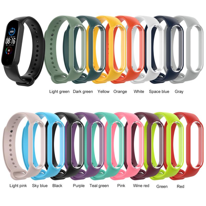 Pulsera inteligente para Xiaomi 5, repuesto resistente al agua Multicolor, Correa antipérdida, 1 unidad