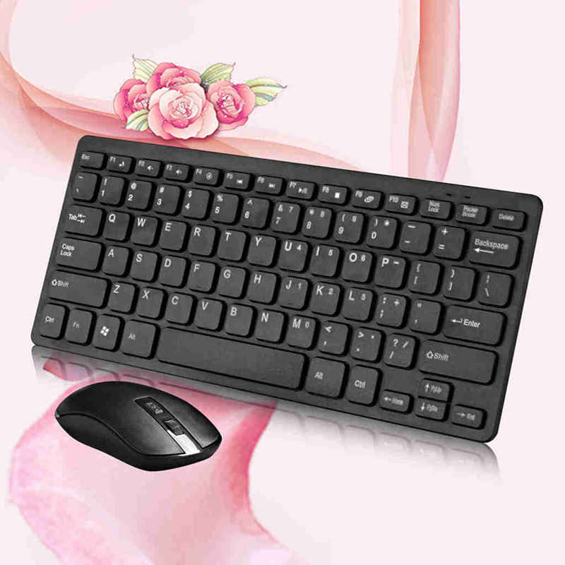 2.4G Wireless Keyboard And Mouse Kit Keypad Ultra-Slim For Android Ios Pc Laptop