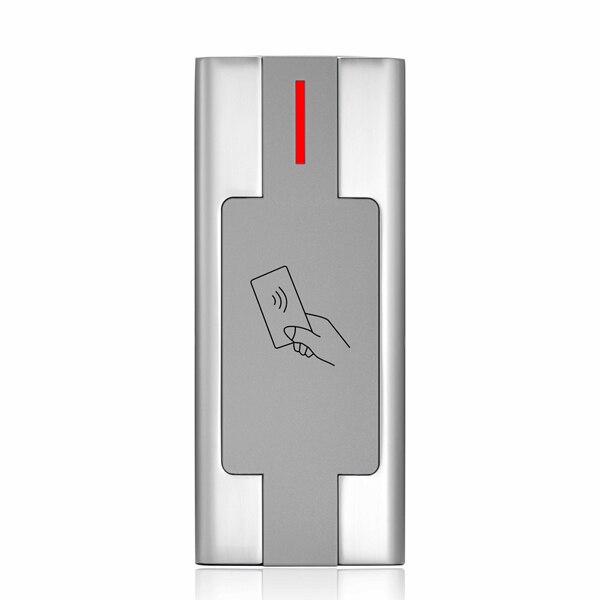 Lecteur de contrôle d'accès en métal, étanche IP67 125KHz/13.56MHz EM MF Wiegand 26 34 Card Reader H2-R: H2R MF Reader