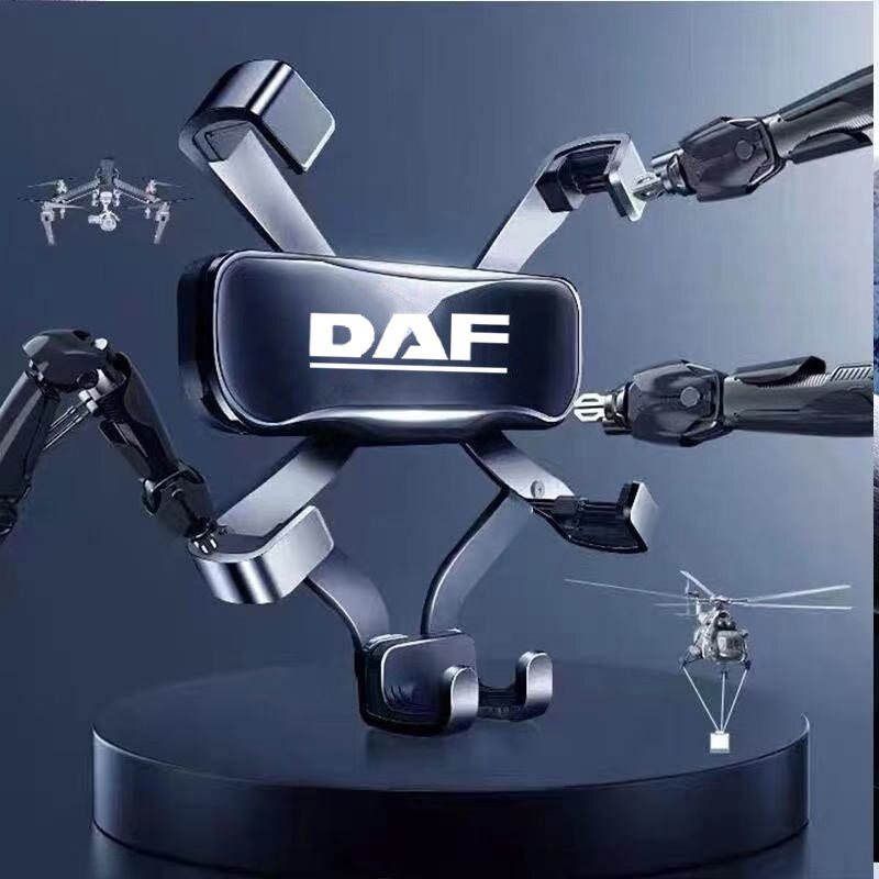 Car Phone Holder For DAF xf cf lf van Car Air Outlet Holder Gravity Phone holder Portable Bracket For Car Air Conditioner Export