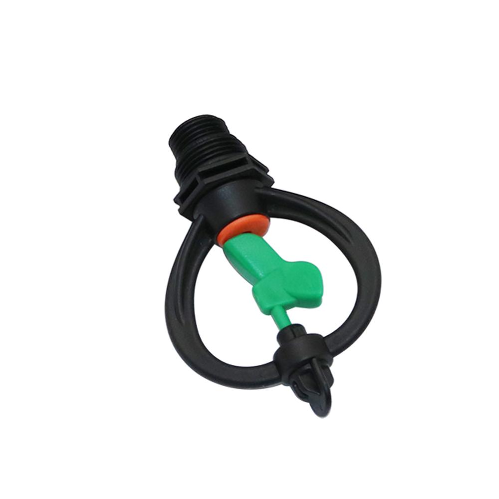 360 Degree 1/2" to 3/4" Male Thread Rotating Sprinklers Garden Agriculture Irrigation Vortex Watering Nozzles 2 Pcs
