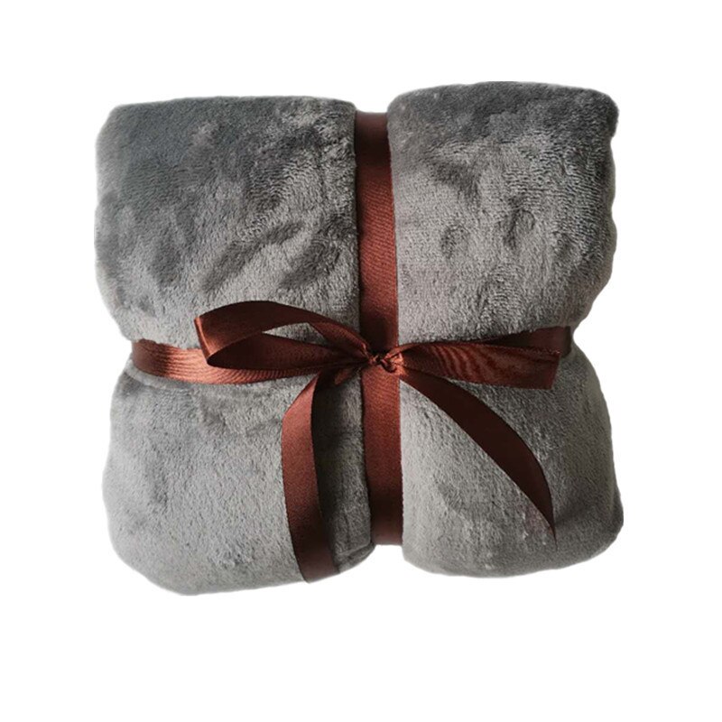 Winter Warm Tv Hooded Dekens Sofa Gezellige Coral Fleece Hoodie Deken Volwassenen Kids Badjas Gewogen Deken Met Mouwen Outwears: grey