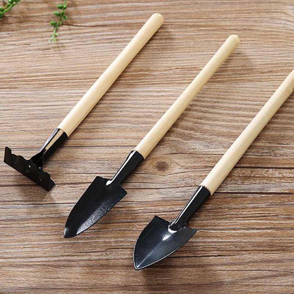 Three-piece multi-purpose gardening tool Small shovel hoe hoe planting succulent ripper tool