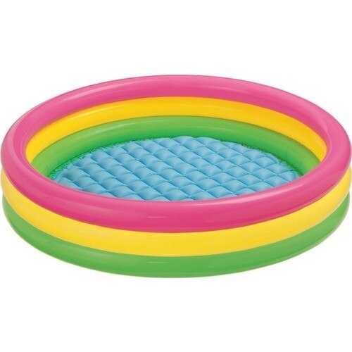 Intex 57412 Inflatable Pool-Soft-Soled Children Pool 114x25 cm