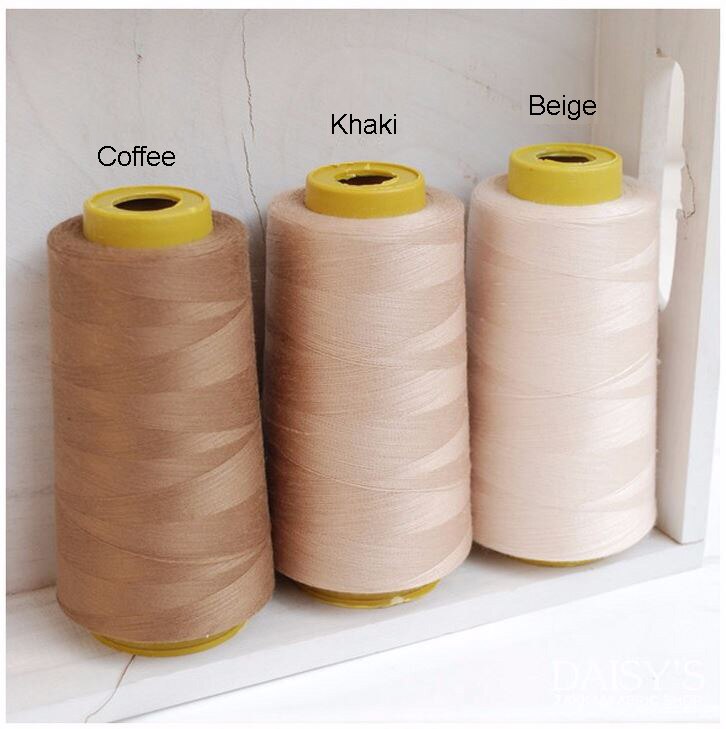 Practical 300M Yards Overlocking Sewing Machine Industrial Polyester Thread Metre Cones Several Colors Available