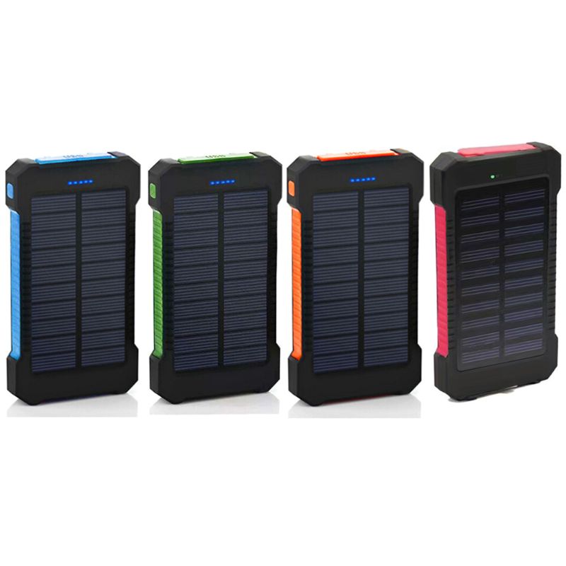 Led dupla portas usb painel solar caso banco de energia concisa e vogue estilo carregador caixa kits diy para samsung