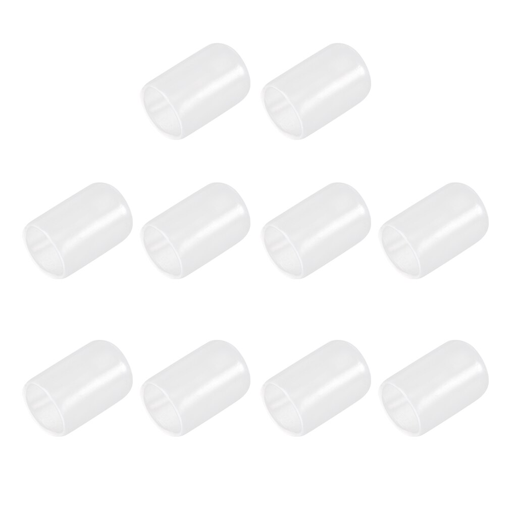 10 Pieces Silicone Pool Cue Tip Protector Saver Sleeve Billiard Accessories