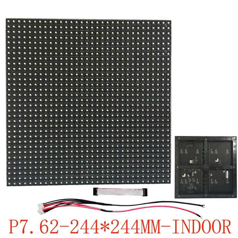 indoor led display Module night club P7.62 pixels High resolution hub75 led screen