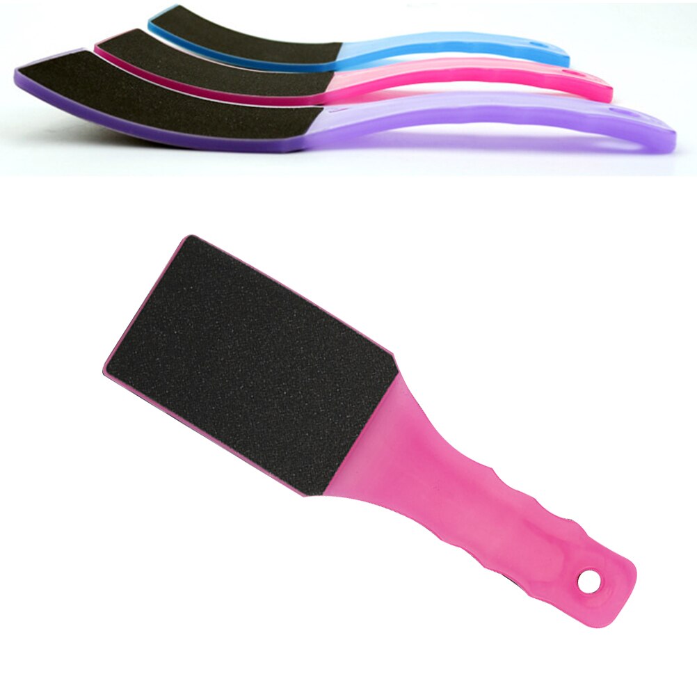Double-sided Pedicure Foot File Exfoliating Brush Feet Rasp Foot Care Tool (Random Color): Default Title