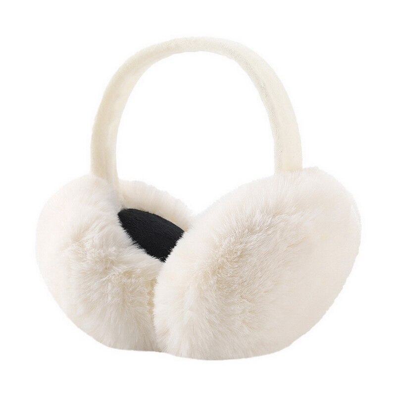 Vertvie-orejeras grandes y cálidas Unisex, orejeras clásicas de Color sólido para adultos y niños, orejera de piel cómoda para invierno: color 4