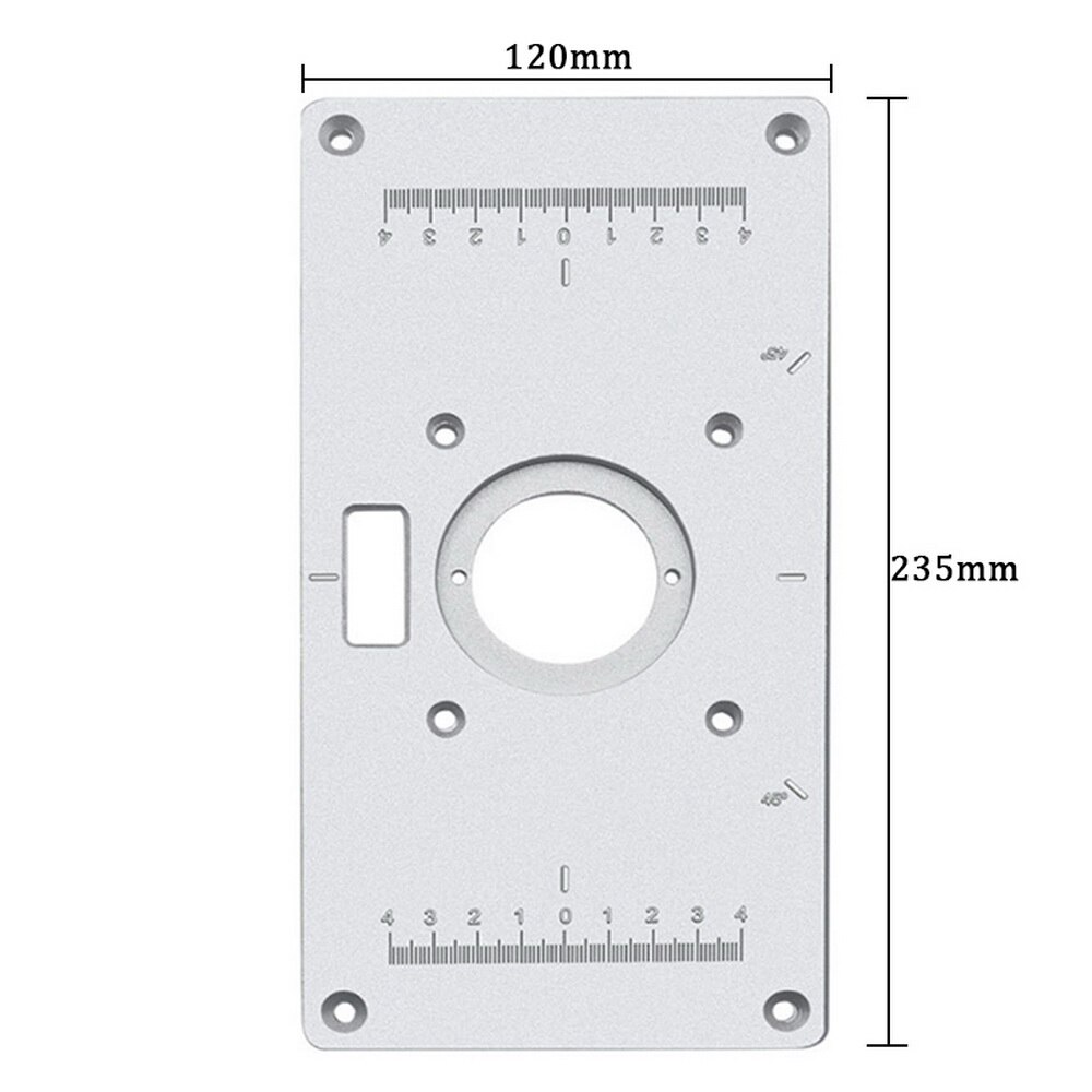 Carpinte Router Table Insert Plate Woodworking Benches Table Saw For Multifunctional Wood Plate Machine Engraving 4 Rings Tool