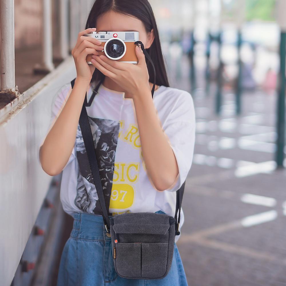 Fusitu – sac à bandoulière pour appareil photo, pour Canon EOS M100 M50 M10 M6 M3 M2 SX540 SX530 SX520 SX510