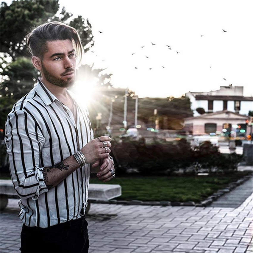 Agilelin Spiershirts voor heren, stijlvolle lange mouwen, slim fit, V-hals, basic thermo-onderhemden, Lange mouwen zwart, S Agilelin Spiershirts voor heren, stijlvolle lange mouwen, slim fit, V-hals, basic thermo-onderhemden, Lange mouwen zwart, S