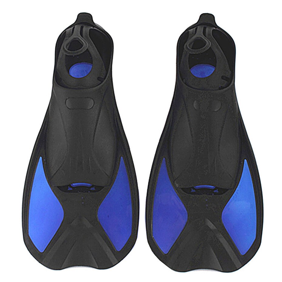 Fins Shoes Swimming Fins Short Flipper Diving Flippers Silicone Portable Comfortable Diving Equipment: Blue / XXL