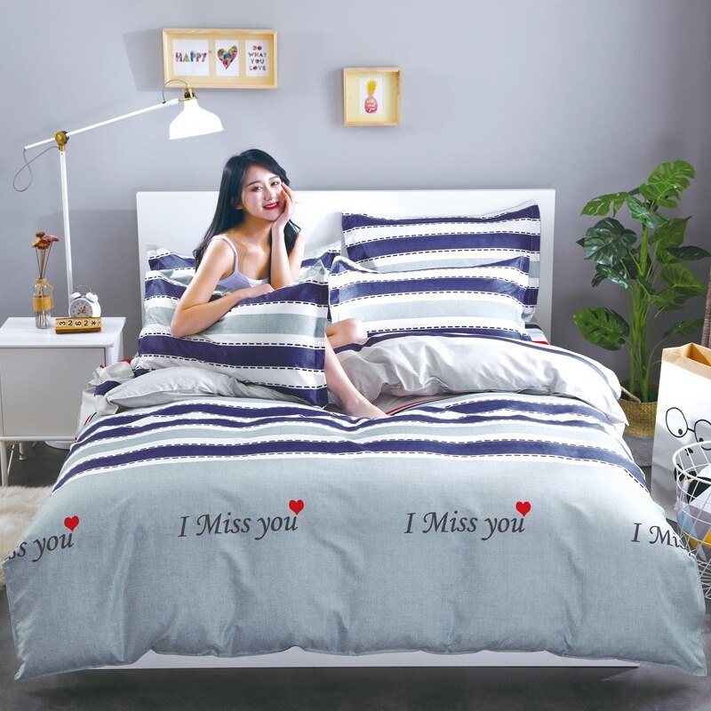 Yaapeet home tekstil plaid dynebetræk plaid print dynebetræk 150*200cm,180*220cm,200*230cm,220*240cm sengetøj uden pudebetræk: C / 200 x 230cm