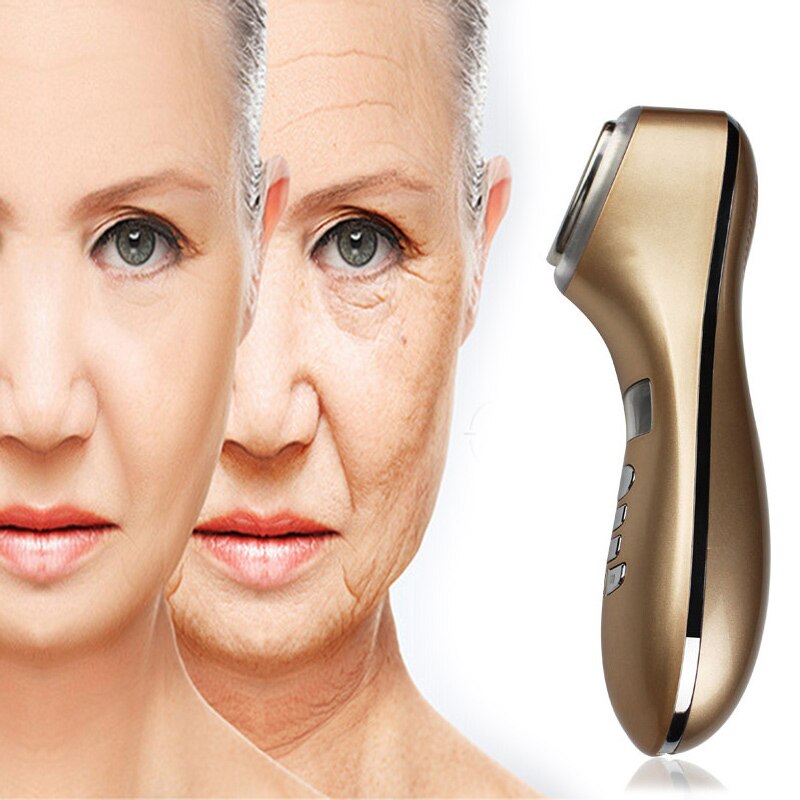 Iontoforesis ultrasónica, aparato de belleza de calor frío, instrumento cosmético Facial MH88
