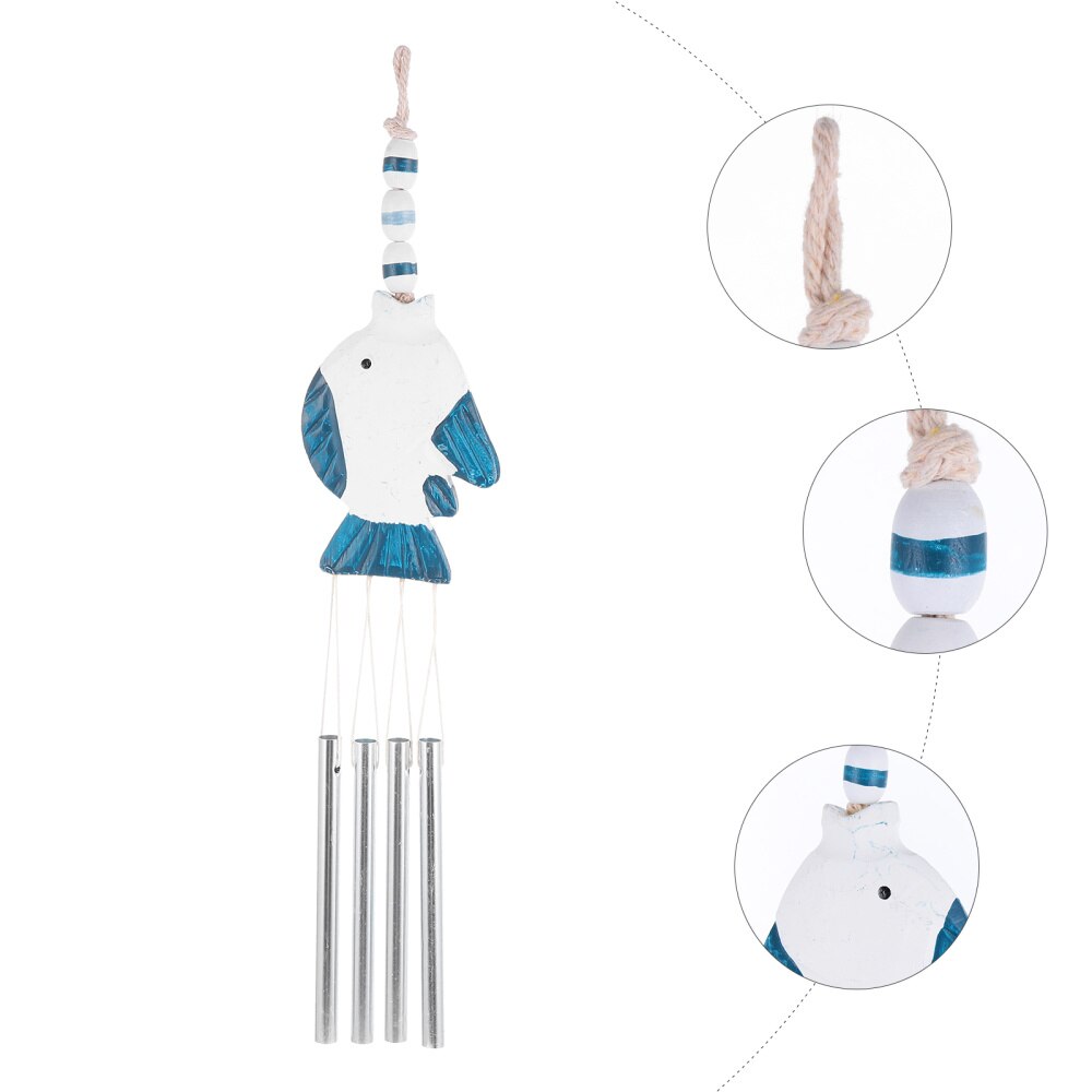 1Pc Wind Chime Mooie Schattige Mediterrane Stijl Strand Wind Gong, Wind Bell Voor Tuin Thuis