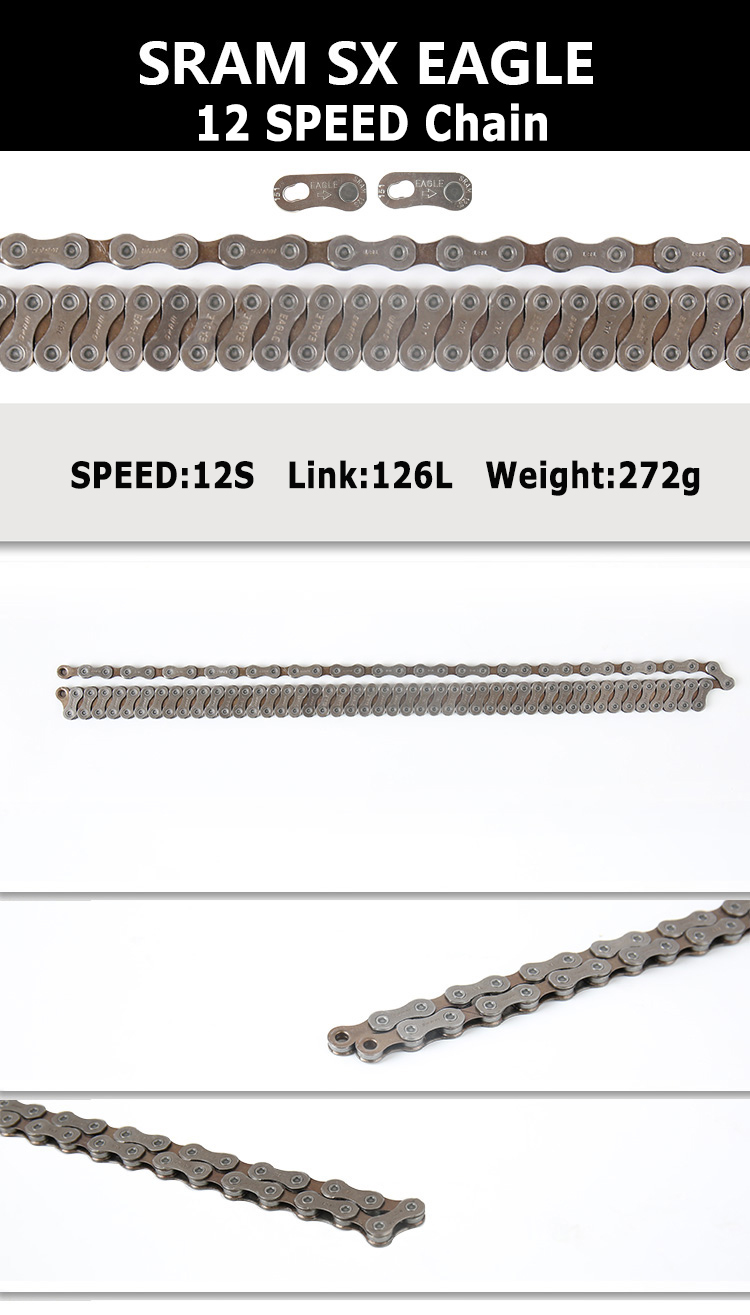 SRAM SX EAGLE 12 Speed 1x12 MTB Bicycle Chain 114L 122L 126L Links with Power Lock Quick Link Cycling outdoor sports in bulk