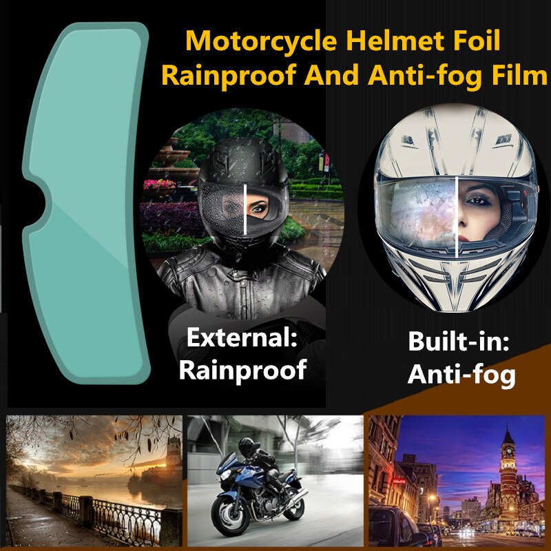 Pellicola per casco moto lente trasparente pellicola