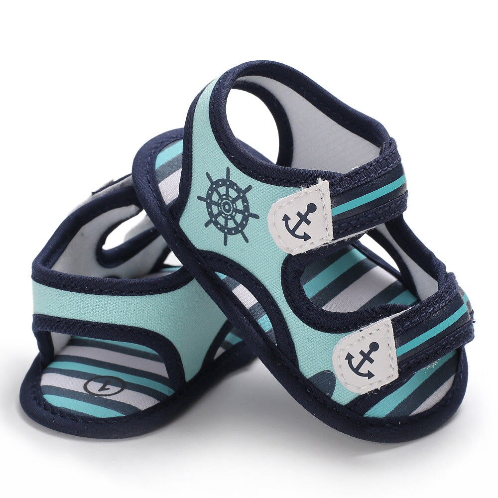Nova TENDÊNCIA DA MODA quente de Verão Sapatos de Bebê Sandálias de Dedo Quente Trilha Praia Esportes Partido adorável bonito das meninas Crianças Menino bonito CH: green / 13-18 meses