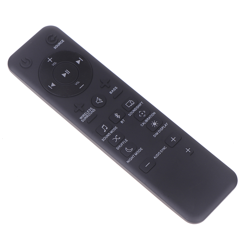 Svart fjernkontroll til jbl bar 2.1 3.1 5.1 -kanals 4k ultra hd-lydplankesystem trådløs fjernkontroll til hjemmekinoanlegg