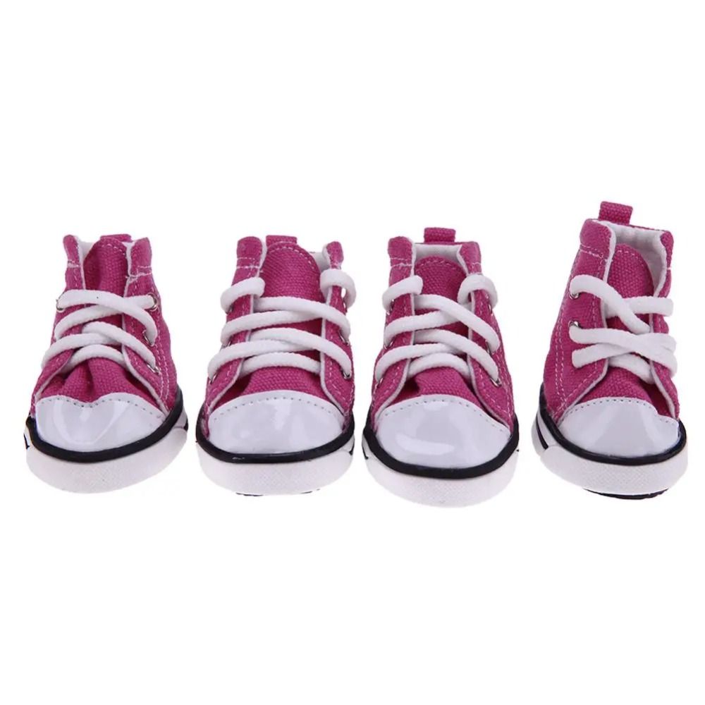 4 Stks/set Schoenen Voor Huisdieren Waterdicht Met Verstelbaar Trekkoord Puppy Honden Laarzen Schattige Ademende Huisdierbenodigdheden Huisdieren: XS / WHITE