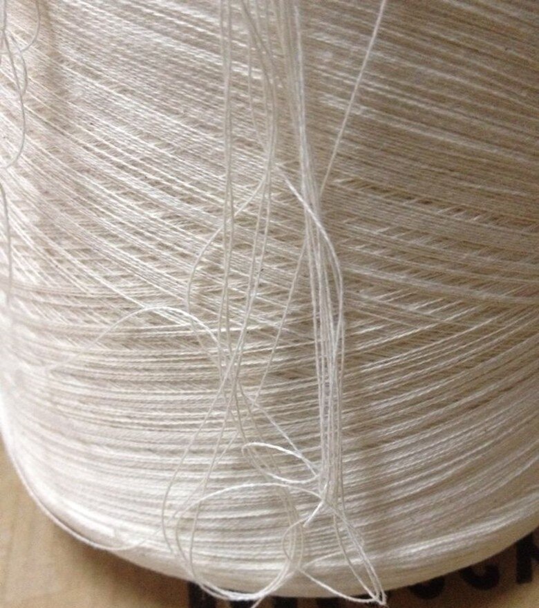 Sample Garen 100% Katoenen Garen Voor Naaien Weven Breien Of Kleren Draad 32 S/2 Natuurlijke Off White Gekamd milieuvriendelijke Gezonde