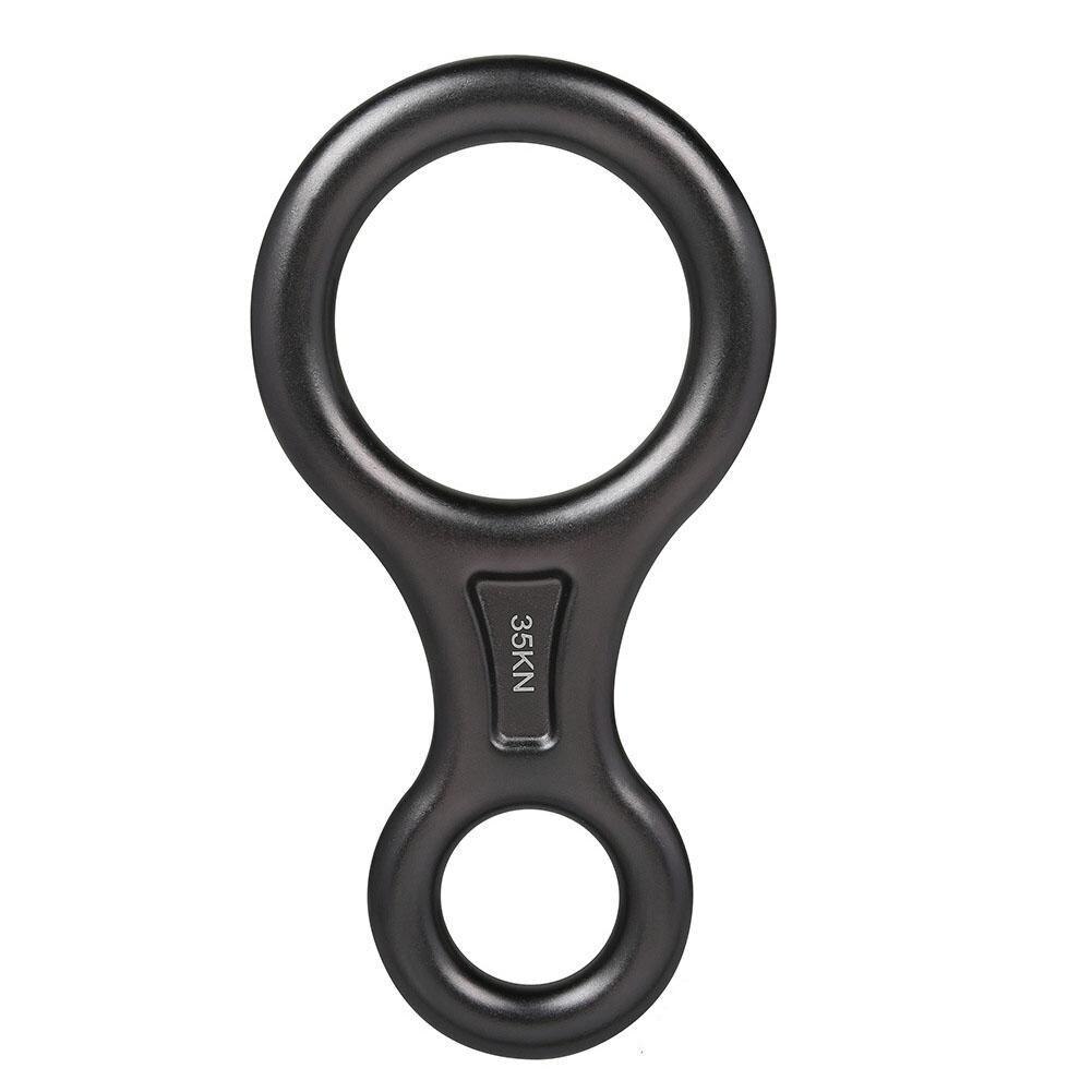 8 Woord Klimmen Ring Touw Descender Gear Zekeringsapparaat Downhill Acht Ringen Figuur Rock Klimmen Staartletters Kit Voor Outdoor Gereedschap: gray