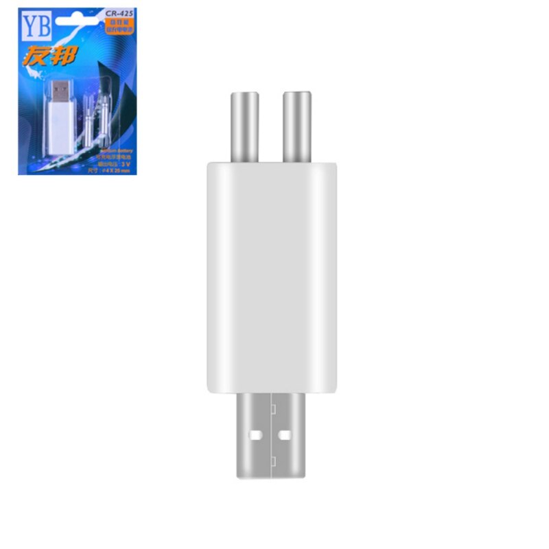 Vissen Float Oplaadbare CR-425 Float Batterij USB Charger Kunststoffen Voor Elektronische Visdobbers Nacht Accessoires: C