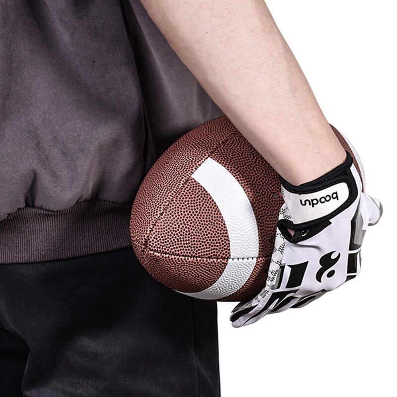 BOODUN Men Women Full Finger Breathable Anti-Slip Silicone Baseball American Football Gloves Outdoor Hiking Gloves