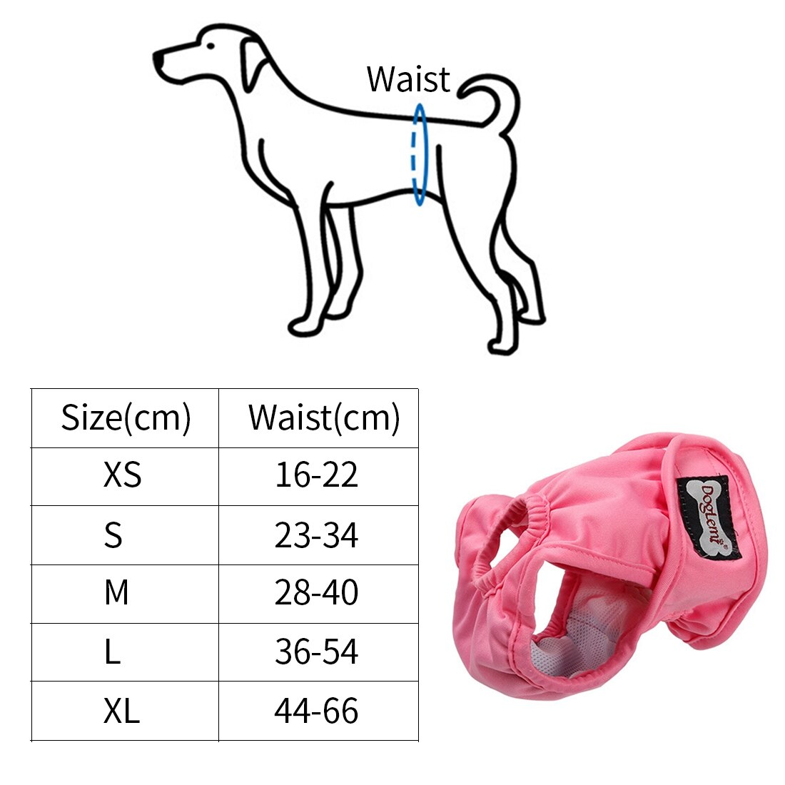 Dog Diapers Female Dog Shorts Breathable Physiological Pants Female Diaper Dog Sanitary Pants Underwear Briefs for Dogs