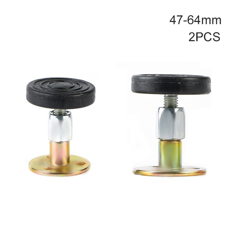 2pcs Adjustable Threaded Bed Frame Holder Anti-Shake Tool for Bed Telescopic Support for Room Wall 2019ing