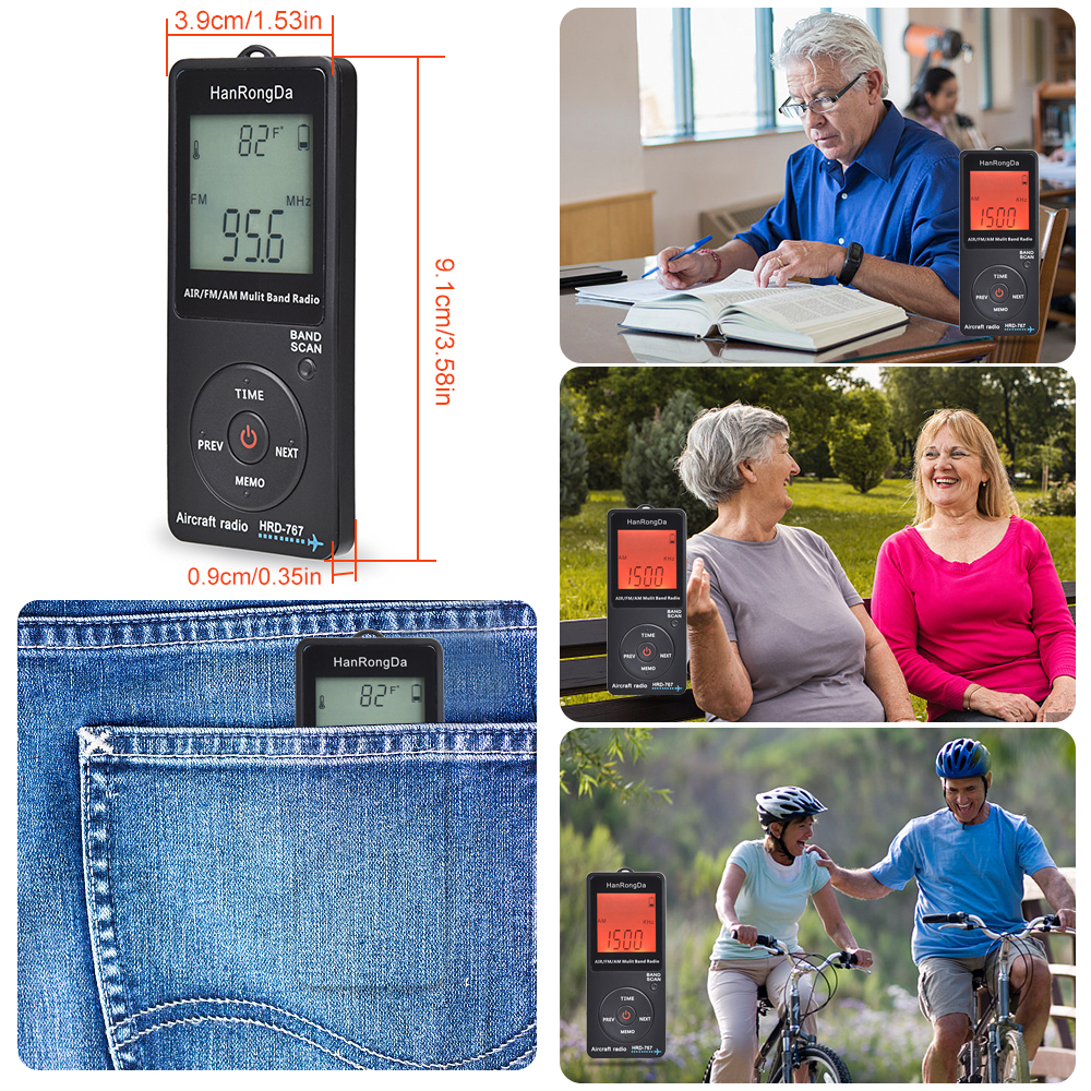 HanRongDa Radio FM/bin/Luft Multi Band Radio Flugz... – Grandado
