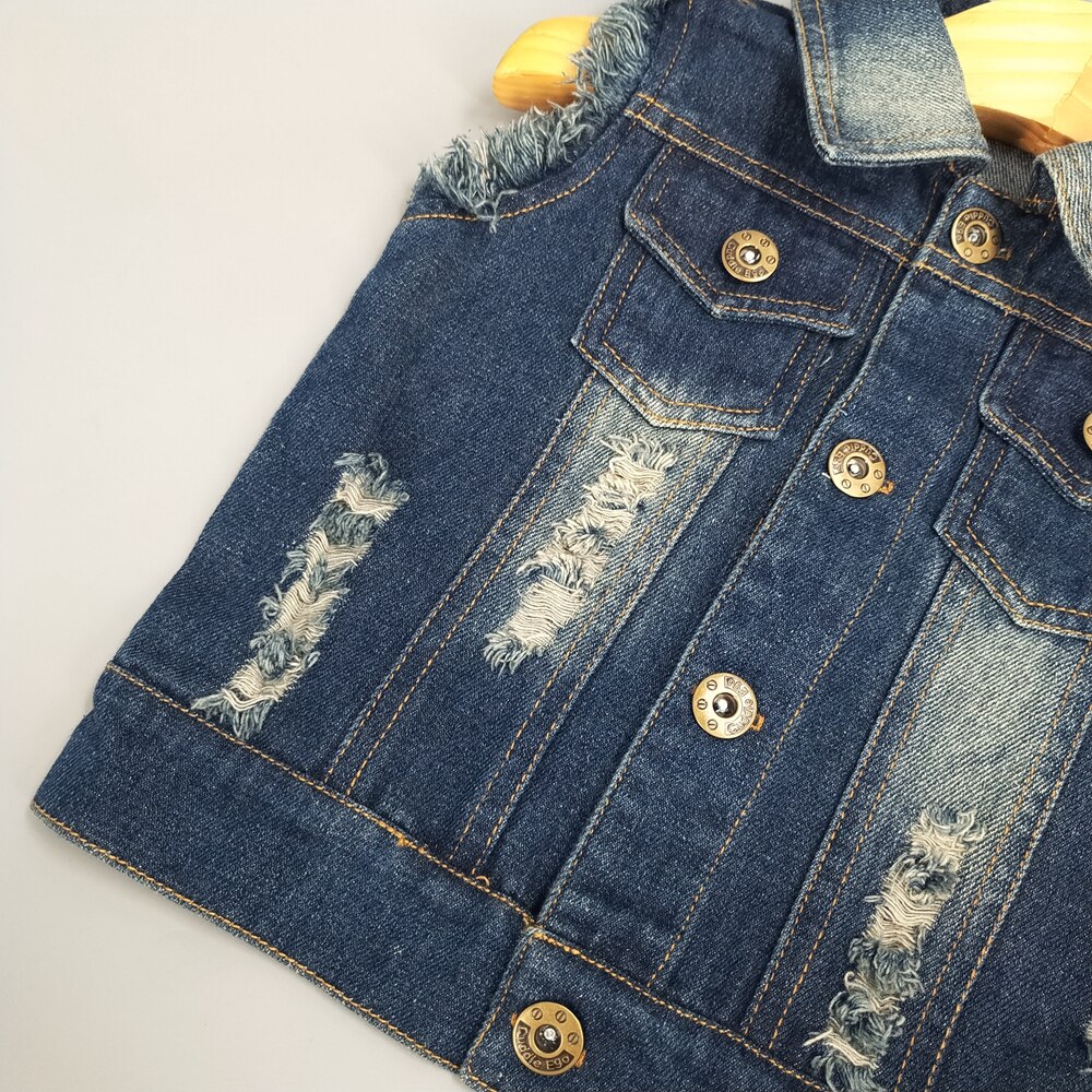 Chumhey 0-4T Baby Jeans Vesten Lente Herfst Auto Gedrukt Jongens Meisjes Vest Babe Denim Bovenkleding Kinderen Kleding kids Kleding