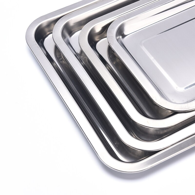 Stainless Steel Grill Plate Dish Drying Tray Dish Washer Kitchen Tableware