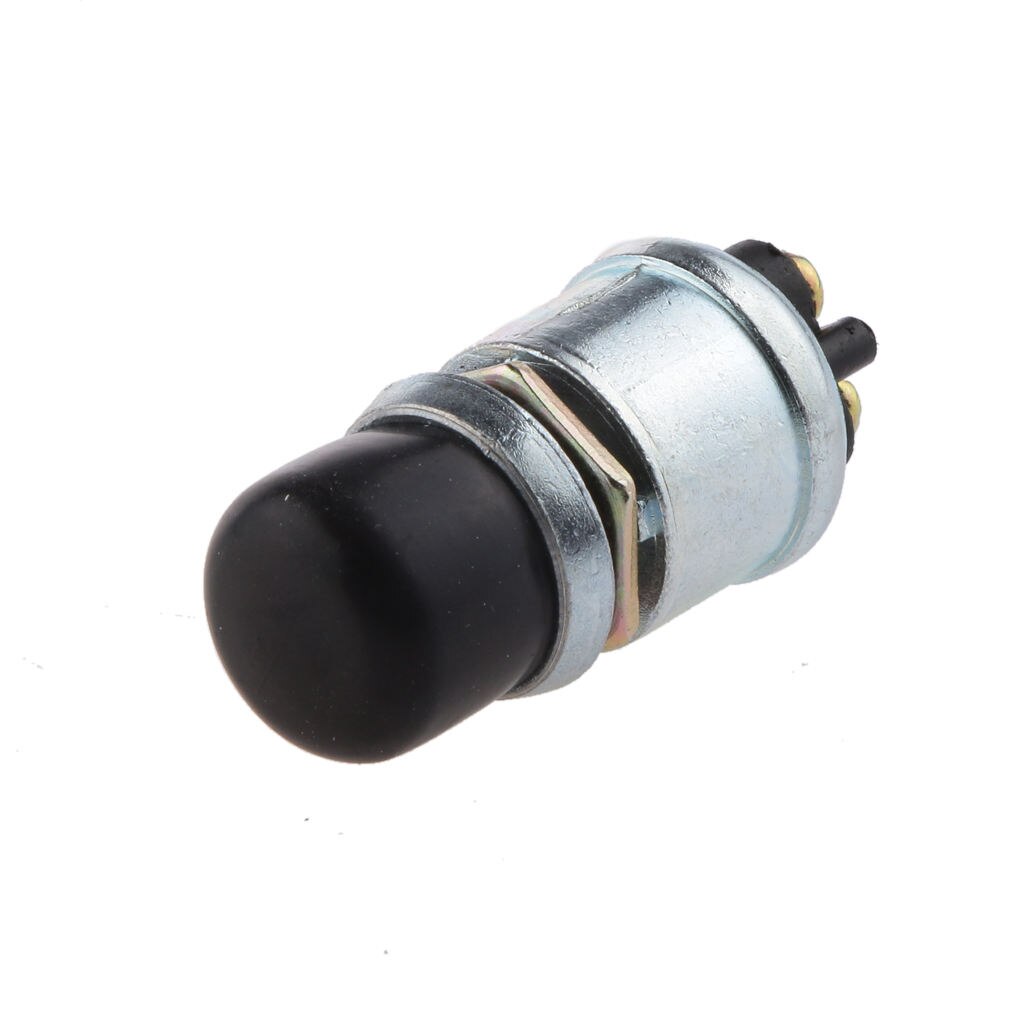 ASW-30 Momentary Ignition Switch Push Button Zinc + plastic Black 60/40 Amps