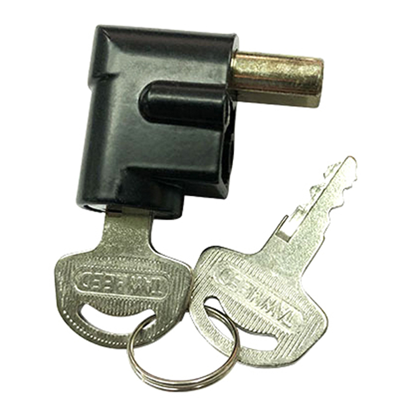 Stainless Steel Motorcycle Steering Lock With Two Keys 2 Position Switch For GN125 GS125