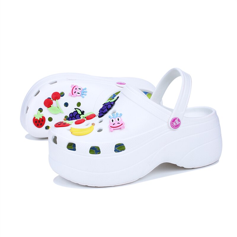 Pheron söta sandaler kvinnor öka höjden 6 cm plattformssandaler träskor mulor skor kvinnor tofflor sandaler femme nouveau