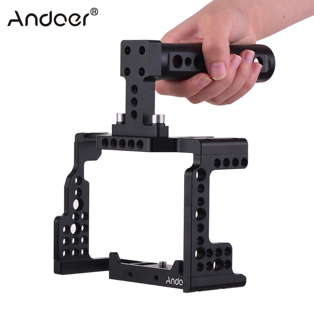 Andoer Video Film Movie Maken Stabilizer Top Handvat Camera Kooi Voor Sony A7II/A7III/A7SII/A7M3/a7RII/A7RIII Camera