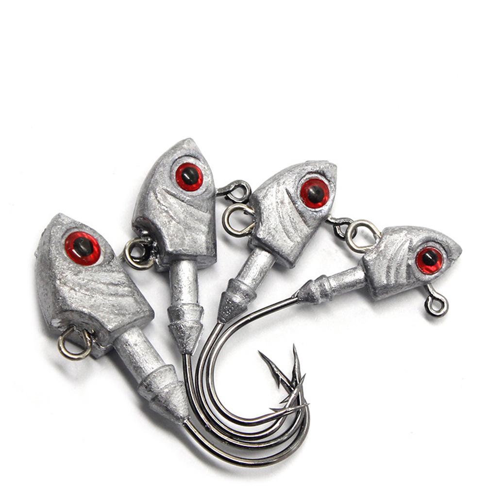 Fiske jigg krok 3.5/5/7/10/14/20g fisk jigg huvud fiske krok set offset sänke mjuk mask krok för bas karp fiske tillbehör