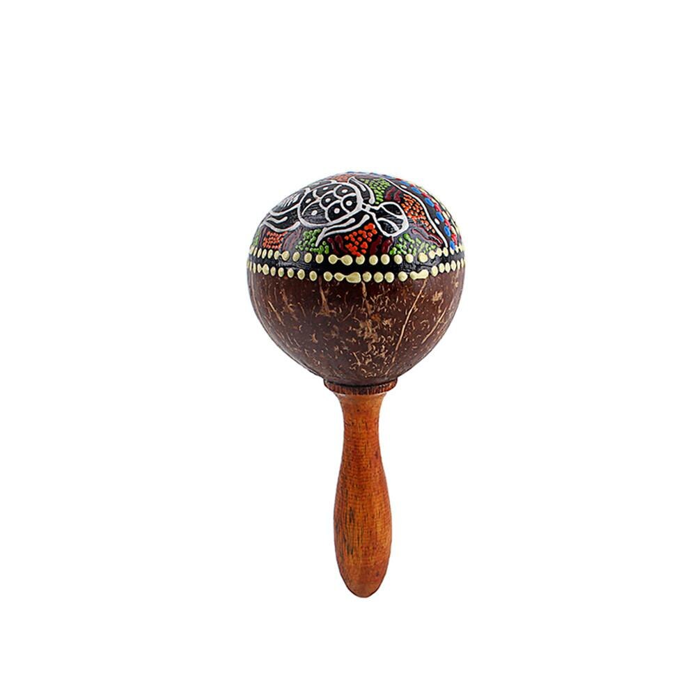 Cáscara de coco Cabasa Shaker calabaza Shaker juguetes de percusión instrumento Musical de juguete