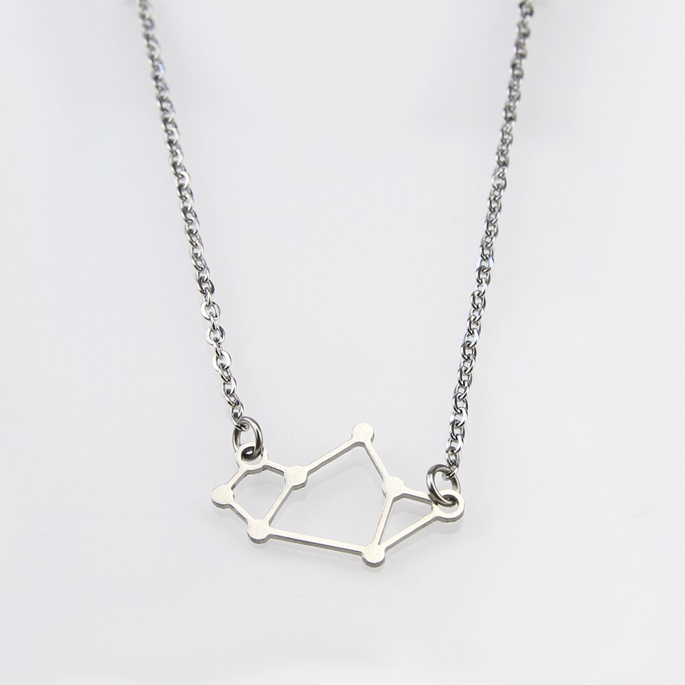 Rvs Boogschutter Constellation Ketting Charm Sieraden Initial Ketting Unieke Cadeaus Voor Beste Vrienden