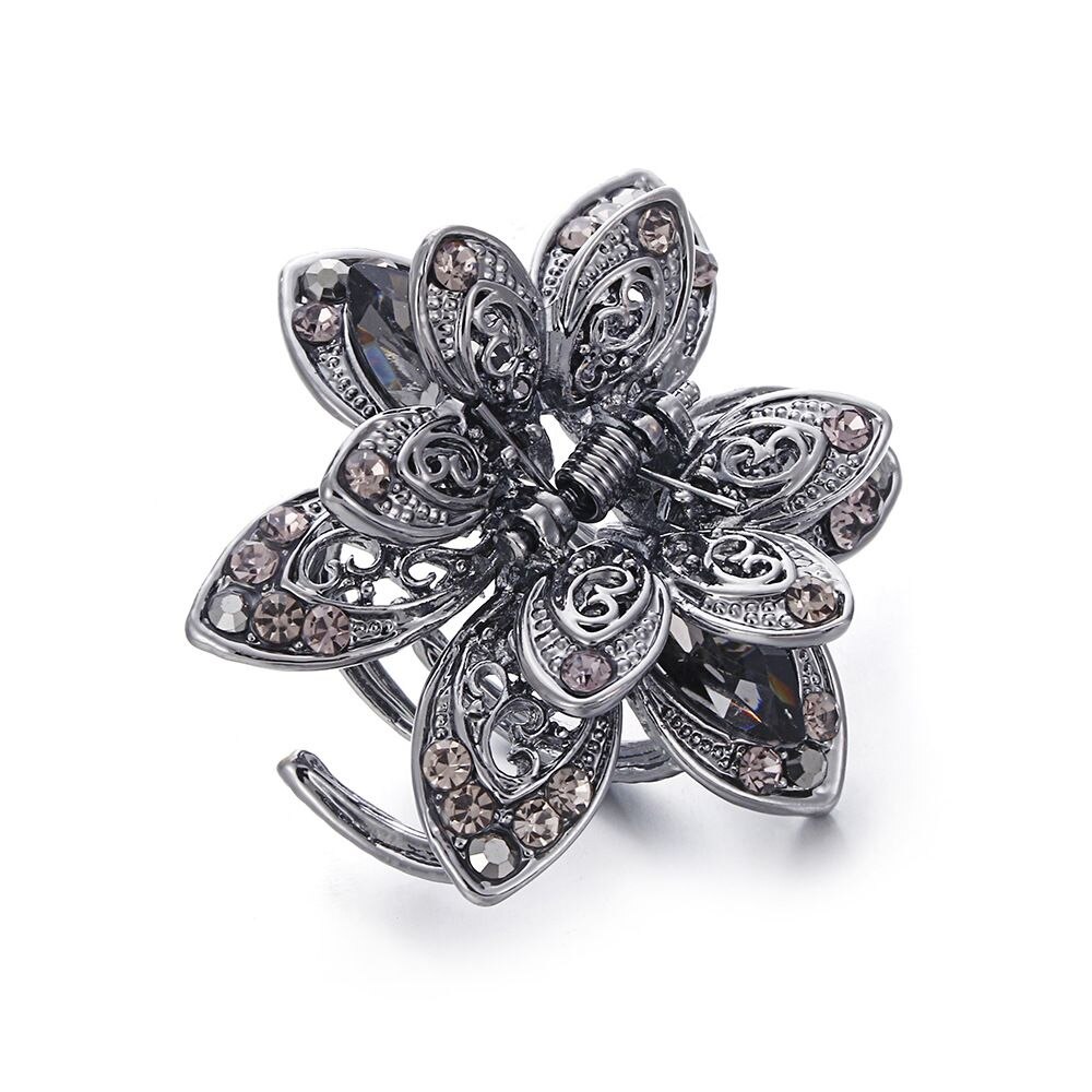 Strass Haar Clip Haarnadeln Kristall Krabbe Haar Krallen Für Frauen Mädchen Haar Zubehör Styling Werkzeug: 1
