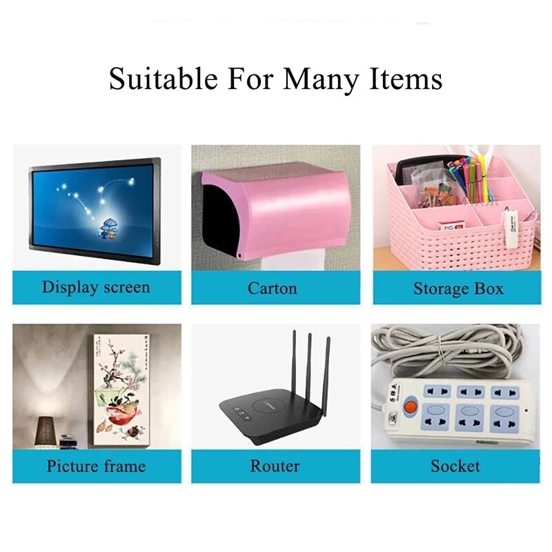 Crochets muraux adhésifs Double face, 1/3/5/10 paires, crochets solides, ventouse, support de rangement mural pour salle de bain, cuisine