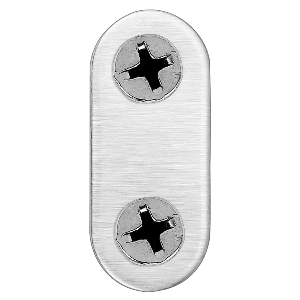 Proster 40Pcs Flat Straight Corner Joining Plates Brace Plate Connector Repair Bracket with Fixing Screw for Window Bed Hardware